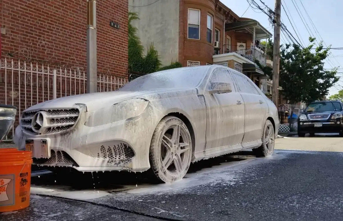 car wash at home