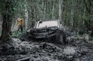how to get out of mud without a winch