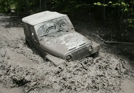 Jeep with Winch