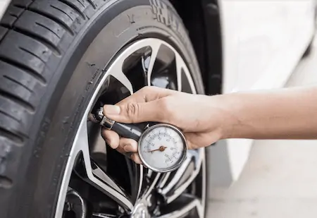 check tire pressure